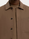TATE TWILL OVERSHIRT CHOCOLATE CHIP
