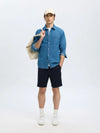 SLIM MILES FLEX SHORTS DARK SAPPHIRE