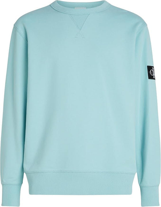 BADGE SLEEVE CREW NECK SWEAT FRESH MINT (MR5)