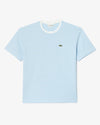 TH9749 STRIPED T-SHIRT WHITE / BLUE (F6Z)