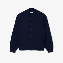  MERINO WOOL JERSEY BOMBER NAVY (166)