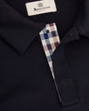 TECH JERSEY L/S POLO BLACK