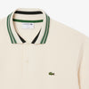 PH5421 FRENCH MADE STRIPE COLLAR POLO ECRU (XJF)