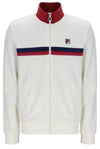 ENRICO TRACK JACKET GARDENIA / GARNET 130