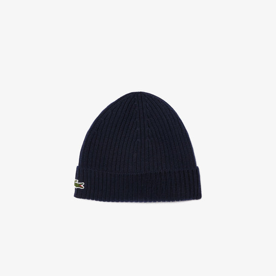 RIB KNIT BEANIE NAVY BLUE (166)