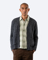 BUCKLEY CARDIGAN GREY BASKET WEAVE