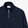 SH7759 HEAVY FLEEVE 1/2 ZIP SWEAT NAVY (166)