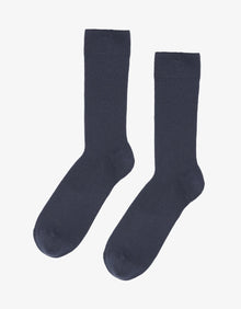  CLASSIC ORGANIC SOCK - NAVY BLUE