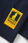 SEERSUCKER SERVER JACKET NAVY