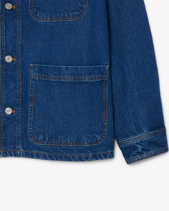 CH9222 HEAVY DENIM OVERSHIRT BLUE WASH (MK9)