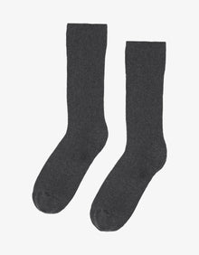  CLASSIC ORGANIC SOCK - LAVA GREY
