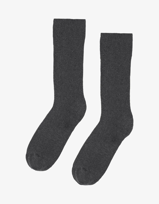 CLASSIC ORGANIC SOCK - LAVA GREY