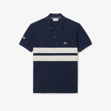  PH9760 FRENCH MADE POLO SS NAVY WHITE (166)