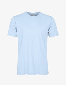  CLASSIC ORGANIC CREW NECK T-SHIRT POLAR BLUE