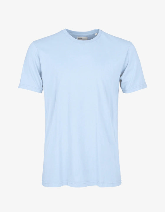 CLASSIC ORGANIC CREW NECK T-SHIRT POLAR BLUE