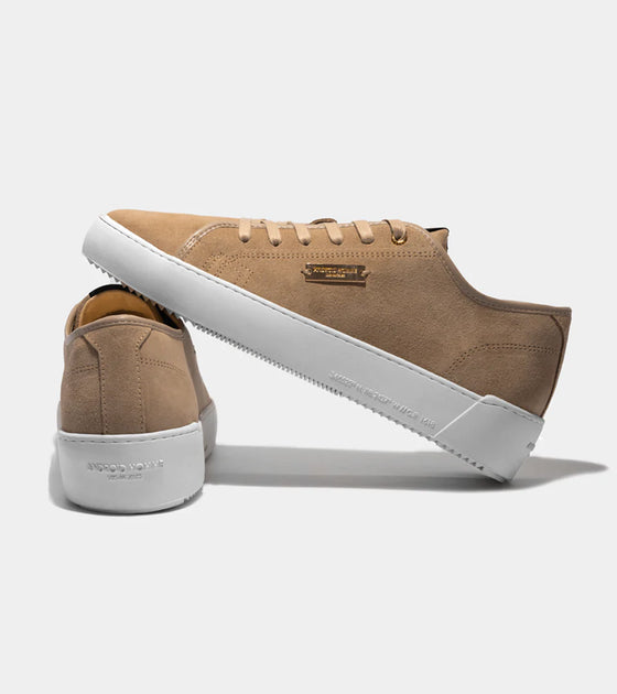 SORRENTO SUEDE LEATHER TRAINER LIGHT BEIGE