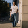 5 POCKET STRAIGHT JEANS MID BLUE MK9