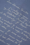 ADMISSION LETTER T-SHIRT MARENGO BLUE