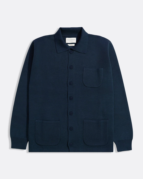 STATION CARDIGAN NAVY IRIS