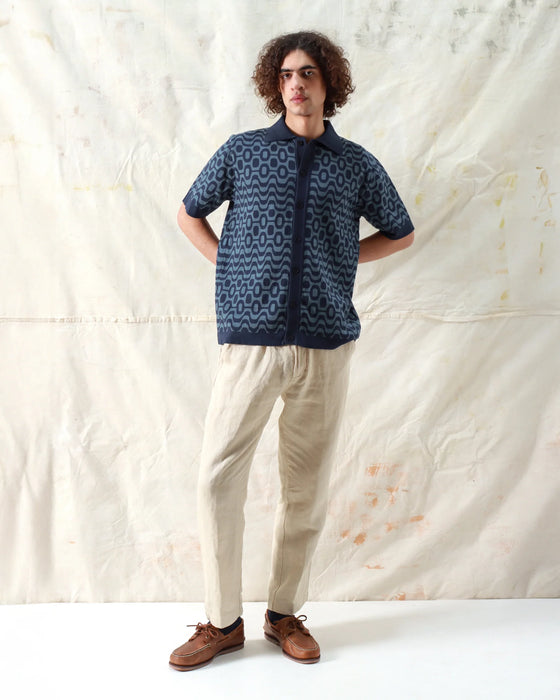 ZIGGER CARDI COPACABANA NAVY IRIS