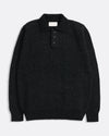 KIER KNIT POLO DARK GREY FLECK