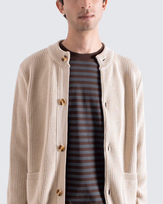 ALBERS CARDIGAN STONE