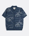 ZIGGER KNIT BLUE PALMS