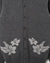 ALBERS CARDIGAN FLOWERS GREY