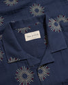 STACHIO SS SHIRT SOL EMB / NAVY IRIS