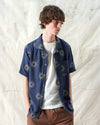 STACHIO SS SHIRT SOL EMB / NAVY IRIS