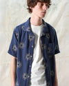 STACHIO SS SHIRT SOL EMB / NAVY IRIS