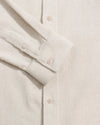 MOD BUTTON DOWN SHIRT STONE WHITE