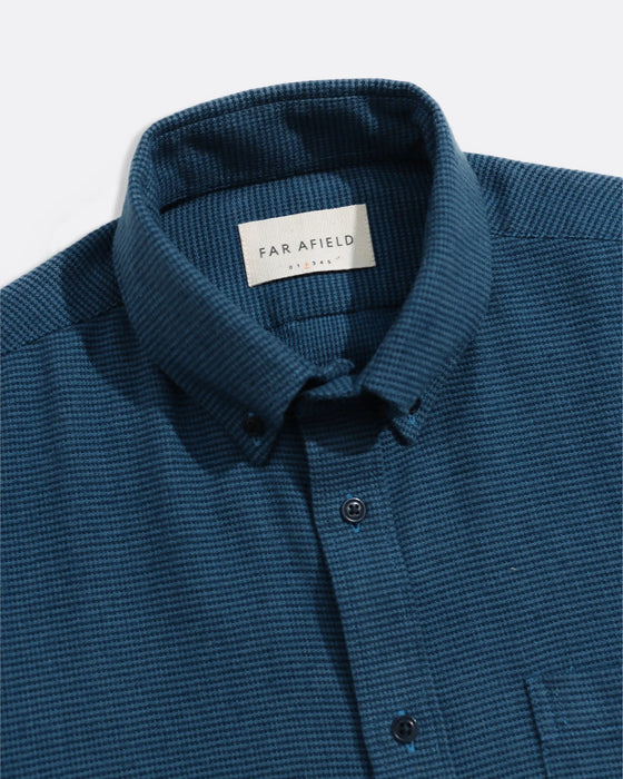 MOD BUTTON DOWN SHIRT NAVY BLUE