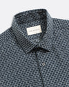 DOBBY CLASSIC 2 POCKET SHIRT NAVY