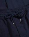 SUMMER HOUSE SHORT NAVY SLUB