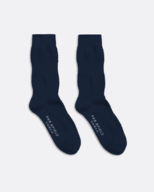  TEXTURED STRIPE SOCKS NAVY