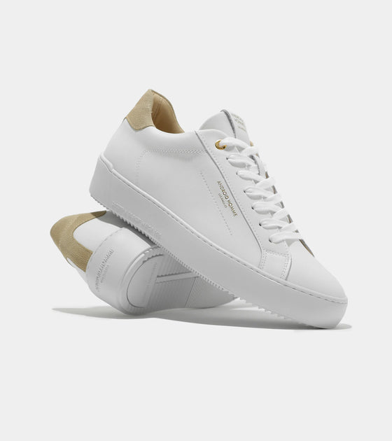 ZUMA STINGRAY NUBUCK HEAL DETAIL TRAINER WHITE