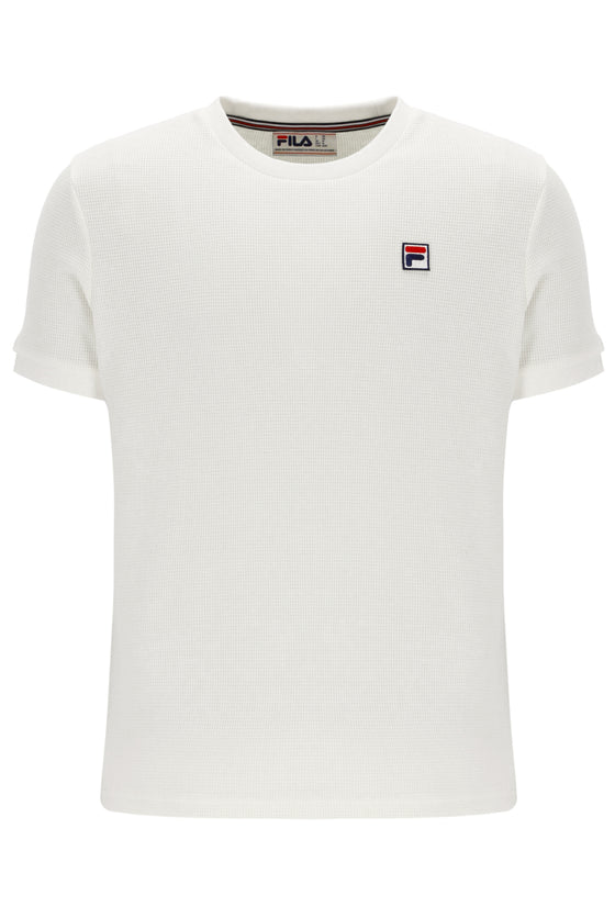ASH WAFFLE T-SHIRT GARDENIA