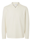 PHIL SPLIT NECK POLO EGRET