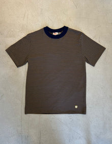  79643 STRIPE T-SHIRT MARINE / CAMEL