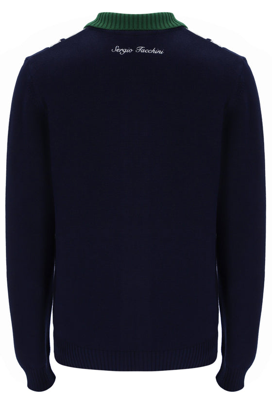 BRUNI KNIT CARDIGAN MARITIME GARDENIA