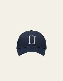  BASEBALL CAP SUEDE NAVY WHITE