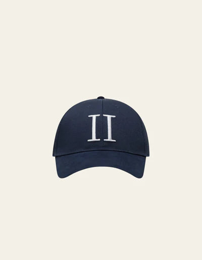 BASEBALL CAP SUEDE NAVY WHITE