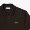 L.12.12 CLASSIC FIT PIQUE POLO SS DARK BROWN (SKB)
