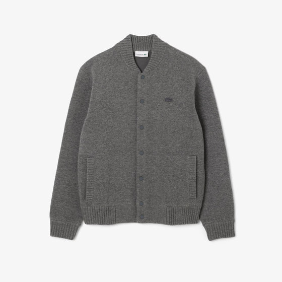 MERINO WOOL JERSEY BOMBER CHINE (050)