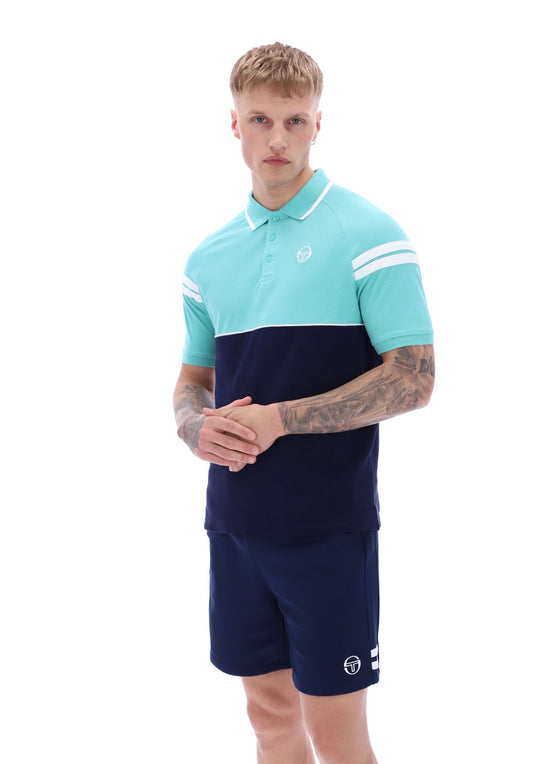 CAMBIO SS POLO POOL BLUE/MARITIME BLUE/WHITE 2881