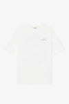 CLUB MEDITERRANIO GRAPHIC PRINT BOXY T-SHIRT OFF WHITE