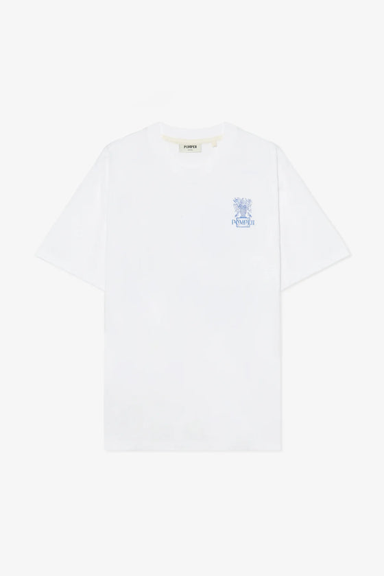 COSTA DEL SOL GRAPHIC PRINT T-SHIRT WHITE