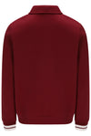 COURT POLO 1/4 ZIP MERLOT GARDENIA 569