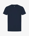 ORGANIC CREW T-SHIRT NAVY BLUE*